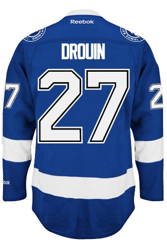 Jonathan Drouin Tampa Bay Lightning Reebok Premier Home Jersey NHL Réplica