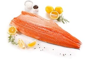 ‎GREETFISH Klaassen Lachsfilet, Lachs filetiert (mit Haut), küchenfertig, Stehgräten entfernt, 1000g