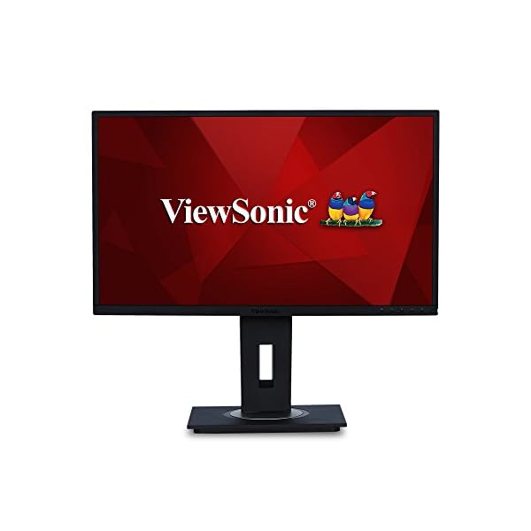 ViewSonic VG2448 Monitor 23,8" Full HD IPS (1920 x 1080, 16:9, 250 nits, 178°/178°, 5ms, VGA/HDMI/DisplayPort, ergonómico, multimedia) color negro.