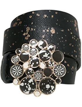 Desigual Damen Gürtel Cint_aro Metal Splatter