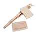 LUOEM Natural Loofah Brush Bath Body Shower Spa Back Brush with Long Handle Pack of 2