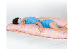 ‎MAKOSAS MAKOSAS KomfortKissen ORIGINAL - Premium Orthopädisches Kuschelkissen | Körperkissen | Seitenschläferkissen - Für besseren Schlaf und gegen Rückbeschwerden, 100 x 150 cm (Aloha - Baumwolle)