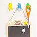 PsmGoods 6xFashion Animal Tail Rubber Sucker Hook Towel/Coat/key Hanger Holder
