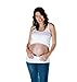 Maternity Belly Band - White - Size 1 By The Pretty Company