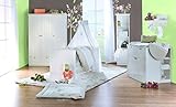 roba 58762 – Dream World 2 Kleiderschrank 3-türig 187 x 141 x 55 cm mit 1 breite und 1 schmale Schublade, 4 Böden, 1 Kleiderstange - 4