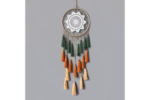 Hongyans Acchiappasogni Fatto a Mano Acchiappasogni Indiano Dream Catcher con Nappe per Decorazione Parete di Nozze Camera da Letto Casa Ragazze Bambini Regalo di Compleanno