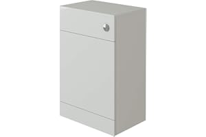 VEEBATH Linx BTW Back to Wall WC Toilet High Gloss White Bathroom Furniture Concealed Cistern Cabinet Unit - 500 x 330mm