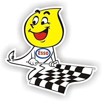 Sea View Stickers Esso Man Flag Car Van Sticker