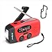 Produktbild BEQOOL Solar Radio Handkurbel Radio AM/FM/NOAA LED eingebaute Powerbank Wandern Camping Outdoor Notfall-Einsatz