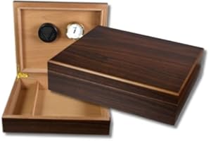 Lifestyle-Ambiente Humidor V-240 Walnut Polymerbefeuchter inkl Tastingbogen