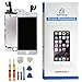 Produktbild Sintron OEM LCD Bildschirm Ersatz - Für iPhone 6 Plus Weiß Komplett Montiert Einschließlich Originalteile Frontkamera, Näherungssensor, Hörmuschel Lautsprecher, LCD Bildschirm + Werkzeug & Anleitungen