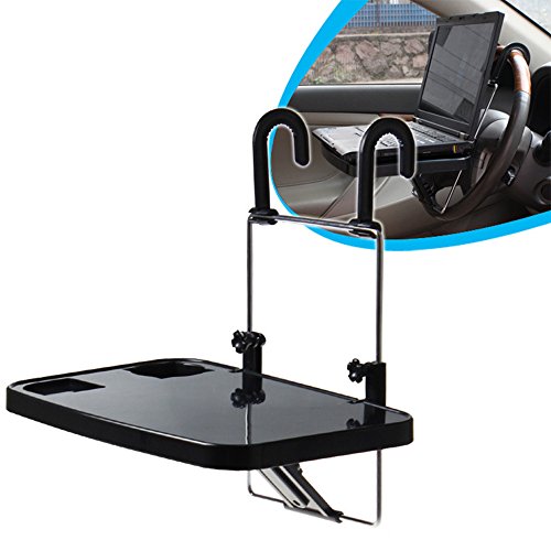 Saflyse Auto Laptop Klapptisch Tischhalterung Autohalter für Auto Rücksitz Kopfstütze und Lenker