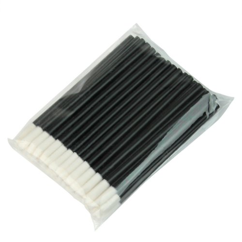 New Applied 50Pcs Disposable Lip Brush Lipstick Gloss Wands Lipbrush Makeup Tool