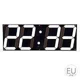 Multi-uso de la pared grande de LED reloj / alarma / cronómetro / termómetro / cuenta atrás / calendario