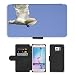 Produktbild hello-mobile PU LEDER LEATHER FLIP CASE COVER HÜLLE ETUI TASCHE SCHALE // M00136847 Vogel Kakadu Australien Flug // Samsung Galaxy S6 (Not Fits S6 EDGE)