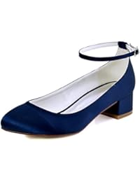 chaussure a talon bleu roi