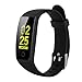 Produktbild Richer-R Fitness Armband, Smart Armband Uhr IP67 Wasserdicht Sport Fitness Tracker Herzfrequenz,Smart Armband Schrittzähler Uhr mit Schlafmonitor Vibrationsalarm Anruf SMS Whatsapp für iPhone Android