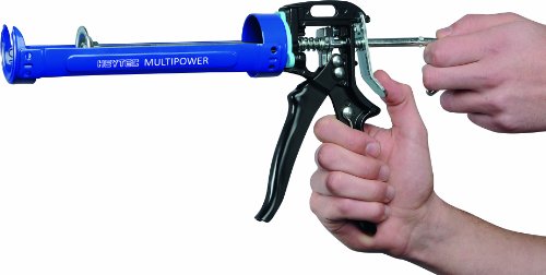 Heytec Heyco 50817919100 Profi-Kartuschenpistole mit Fugenabzieher im Set - 3