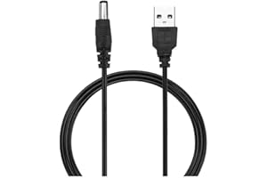 DHERIGTECH USB BATTERY CHARGER CABLE FOR Ledeak 2 Pcs Camping Lantern, LED Rechargeable Light Bulb Battery Powered Outdoor Lamp with Hook