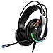 Produktbild YUNYIN Gaming-Headset,Kopfhörer Ergonomie, Stereo, Fernbedienung, Noise Cancelling-Mikrofon, Subwoofer, LED-Beleuchtung, USB / 3,5-mm-Buchse, konzipiert für Gamer!-RGBstreamer