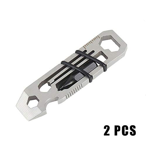 Preisvergleich Produktbild Leobtain Ratschenschlüsselbund Werkzeug Schraubendreher Flaschenöffner Winziger Ratschenschlüssel Multi-Tool Pocket EDC Wrenches Tool
