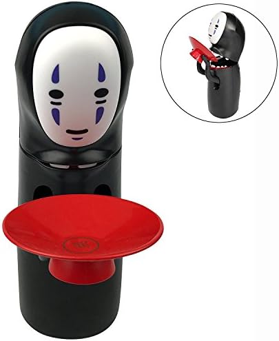 ONDENN Spirited Away Kaonashi No-Face Automatic Eating Coin Saving Money Piggy Bank Music Box Figure Funny Gift Toy for Kids