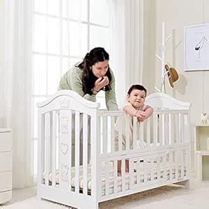 Lit Bebe Lit Pin Classe A Pin Anglais Taille Reglable Avec Jeu Roller Lit Shaker Nouveau Ne Lit Plusieurs Lits Lit De Bebe Amazon Fr Cuisine Maison