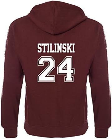 Gildan or other Beacon Hills Front Hoodie Stilinski 24 Back Hoody Teen Wolf Inspired Fan Jumpe Stilinski McCall lahey All Names S-2XL (Small, Stilinski 24)