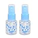 sourcingmap® Blue Clear Plastic Rabbit Print Perfume Mist Spray Bottle Container 25ML 2 Pcs