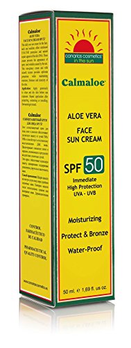 Canarias Cosmetics Calmaloe Face Sun Cream Spf50, 1er Pack (1 x 50 g)