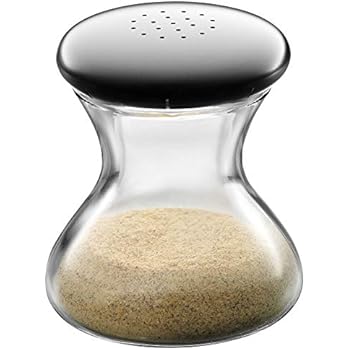 Torre Spargisale E Spargipepe In Vetro 1 Oz (30 Ml) - Set Da Tavolo Professionale Con Tappo Cromato, Qualità Commerciale