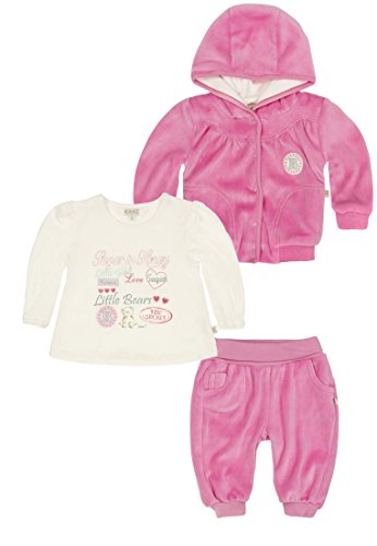 Kanz Baby Girls' Sweat Jacket and Jogging Trousers Clothing Set, Pink, 18-24 Months (Manufacturer Size: 86cm)