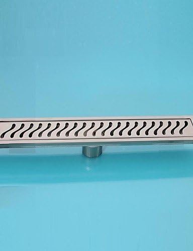 GXS Linear Floor Drain Stainless Steel Adjustable Exit Plain Model(400mm)