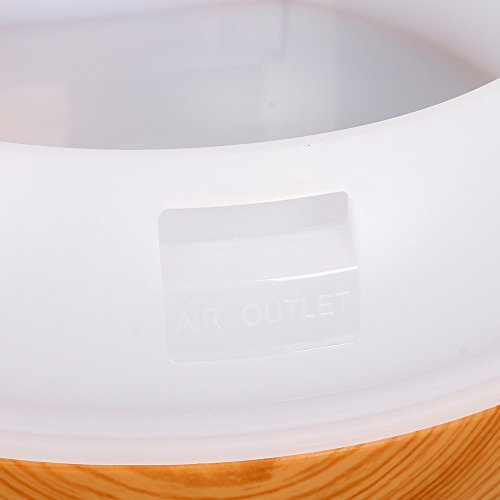 Dricar LED Luftbefeuchter 300ML Ultraschall Aroma Diffuser Befeuchter Tragbare Holzmaserung - 7