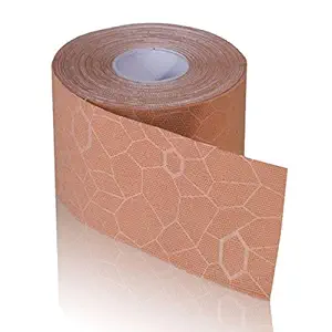 TheraBand Kinesiology Tape Roll (Beige Print, 2-inchx16. 4ft)