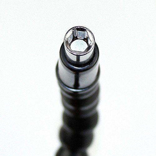 Hakkin biegsame Welle, Kardanerweiterung 29,5 cm für Bohrmaschine Schraubendreher (Endstück Bohrfutter Winkelvorsatz 90 ° und mehr) - 6