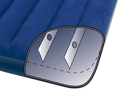 Intex Luftbett Classic Downy Blue Queen, Blau, 152 x 203 x 22 cm - 10
