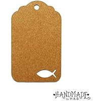 25 Geschenkanhänger Papieranhänger Tags Etiketten Fisch