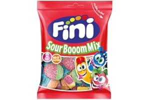 GÉNÉRIQUE Sour BOOOM Mix Acidulé - FINI- 90 Grammes - Halal - Sans matières grasses - Sans gluten - Bonbon - 739