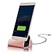 Price comparison product image I-Sonite Rose Gold Desktop Charger Micro USB Base Stand Data Sync Charging Docking Station For Xiaomi Redmi Note 5 Pro
