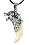 Inception Pro Infinite Collier avec Pendentif dent de Loup idée Cadeau