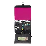 ebos Wickeltasche ✓ Windeltasche ✓ aus reinem Wollfilz ✓ Platz für Windeln, Feuchttücher, Cremes, Baby-Öl, Pflaster und Globuli - 3