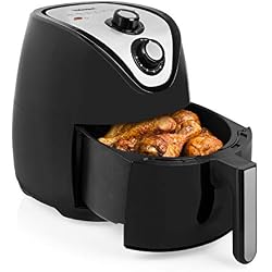 Tristar croustillantes Friteuse Crispy Fryer XXL FR-6994 Volume : 4,5 l - Convient à Toute la Famille-Thermostat et minuterie réglable, 1500 W, Noir
