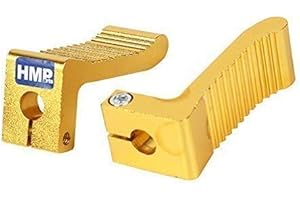 HMParts Pocket Bike Alluminio Poggiapiedi/Pedane Typ6 - Oro