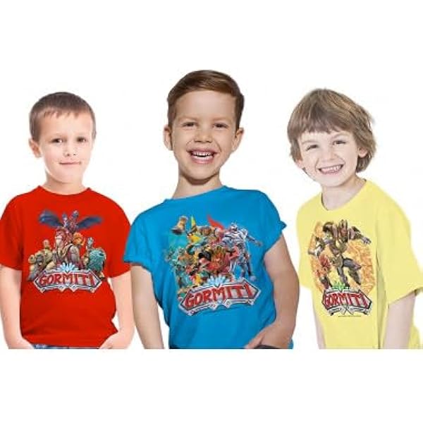 T Shirt Rossa Manica Lunga Bambino Maglietta Ufficiale Gormiti