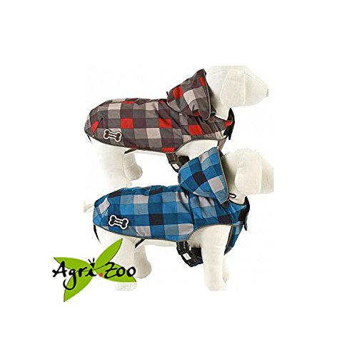 Cappottino Snowboard Con Cappuccio Ferribiella - Scacchi blu, 33 cm