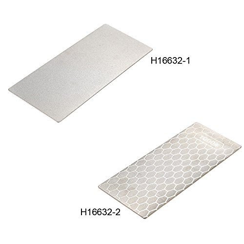 Anself Einseitiger Schleifstein Wetzstein aus Diamant 150*63*1mm (1000 / 400 Körnung Optinal) - 7