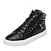 Produktbild Herren Sneakers Btruely Outdoor Schuhe Männer Freizeitschuhe Winter Plattenschuhe Wanderschuhe Anti-Skidding Schuhe High Top Schuhe (43, Schwarz)