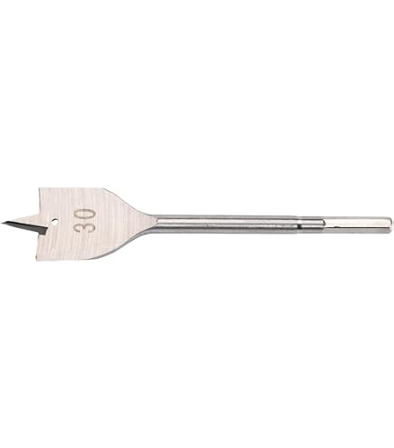 Mèche Plate Pour Bois 28 Mm – Acier Rapide HSS, Queue Hexagonale, 10802522800