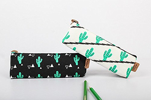 Lumanuby - 1 estuche para l pices de tela moderno y creativo con dise o de cactus y rayas estuche de almacenamiento de gran capacidad para l pices o maquillaje color aleatorio reviews Lumanuby - 1 estuche para l pices de tela moderno y creativo con dise o de cactus y rayas estuche de almacenamiento de gran capacidad para l pices o maquillaje color aleatorio